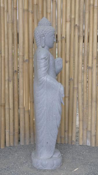 Product image 7 of the product “Standing Buddha with Lotus Flower, ca. 120 cm H ”